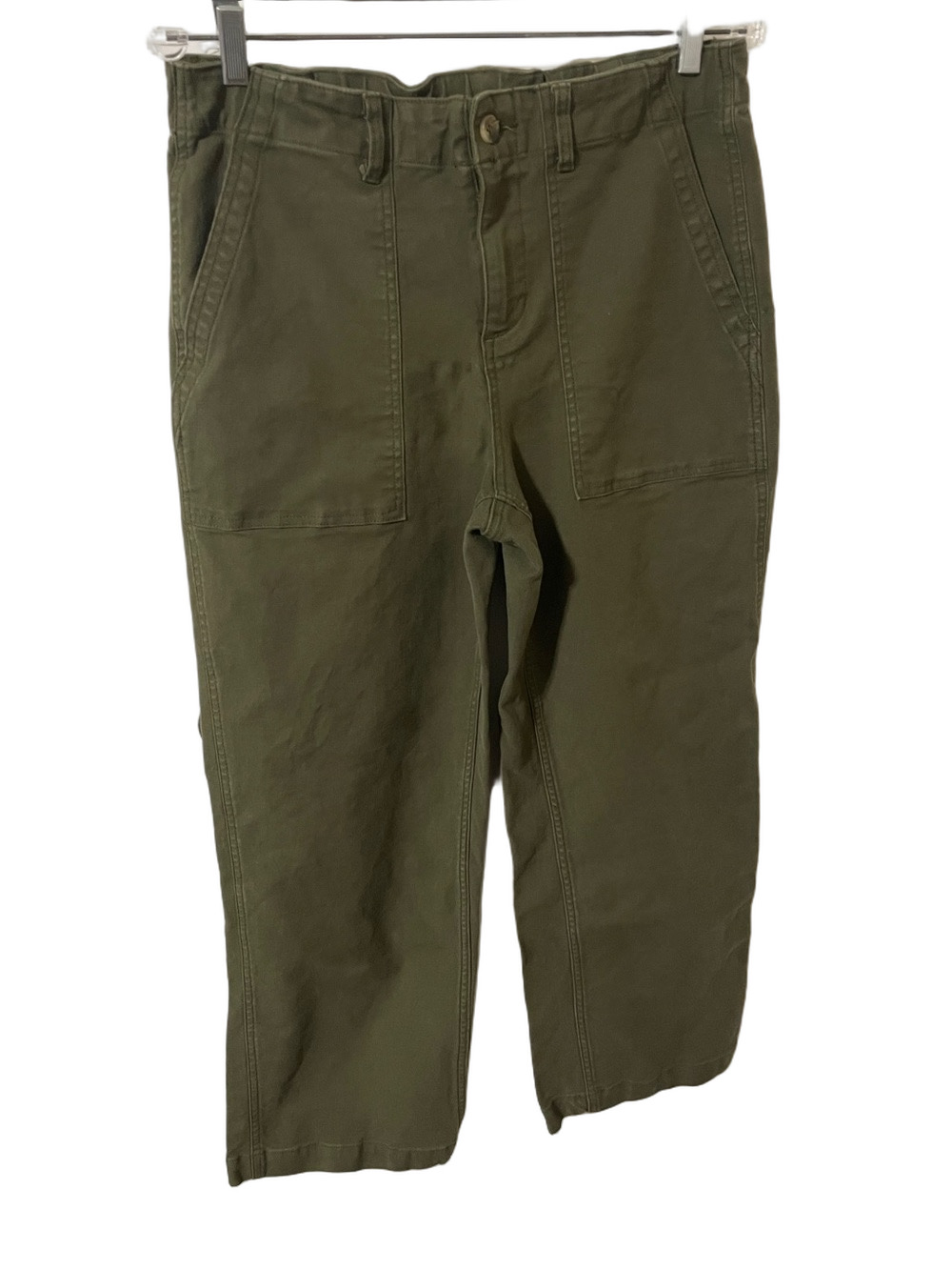 Chaps Ralph Lauren Olive Green Utility Pants Size 12